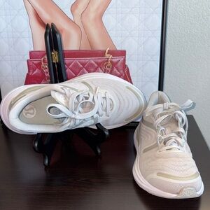 lululemon athletica White and Gray Sneakers